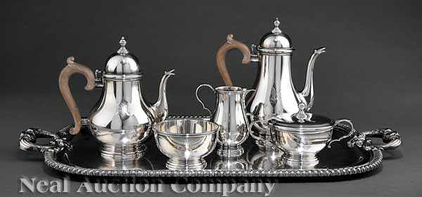 Appraisal: A Gorham Sterling Silver Six Piece Tea and Coffee Service