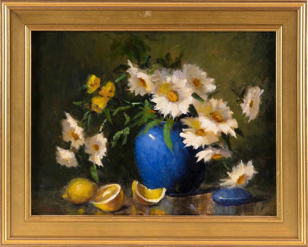 Appraisal: ARLENE GADE MASSACHUSETTS TH ST CENTURY MARCELLA S DAISIES OIL