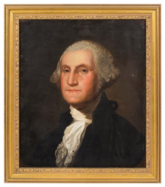 Appraisal: Sale Lot After Gilbert Stuart th Century Portrait of George