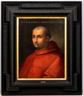 Appraisal: Follower of Cristofano dell'Altissimo Portrait of Cardinal Follower of Cristofano