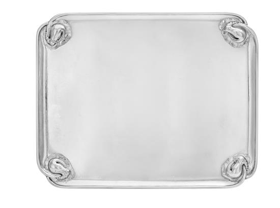 Appraisal: Sale Lot A Danish Silver Tray Georg Jensen Silversmithy Copenhagen