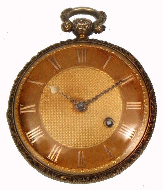 Appraisal: A th Century carat gold pocket watch by Grant of