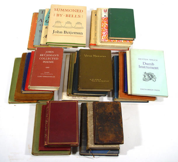 Appraisal: Collection of poetry related books including W H Audin Yeats