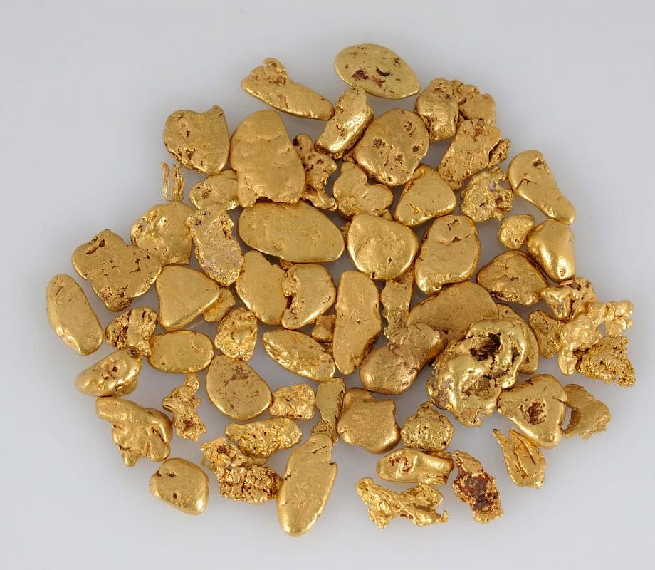 Appraisal: Grouping Of California Gold Nuggets Total weight ounces Excellent