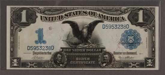 Appraisal: United States Silver Certificate Series of signed Napier and Thompson