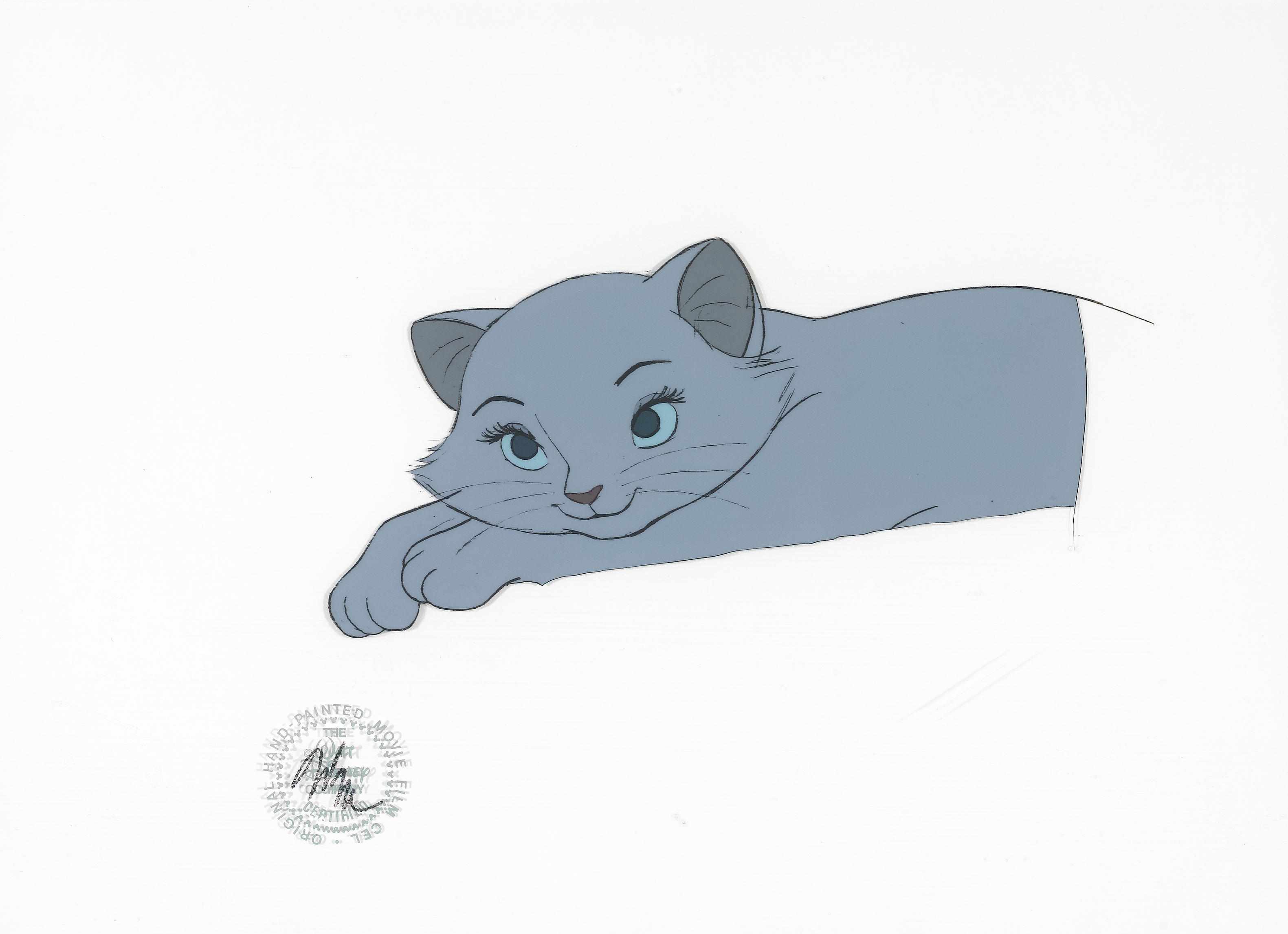 Appraisal: Animation Art A Walt Disney celluloid from The Aristocats gouache