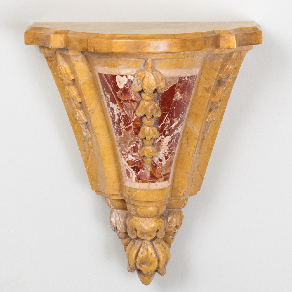 Appraisal: Italian Marble Bracket x x in Property from the Estate