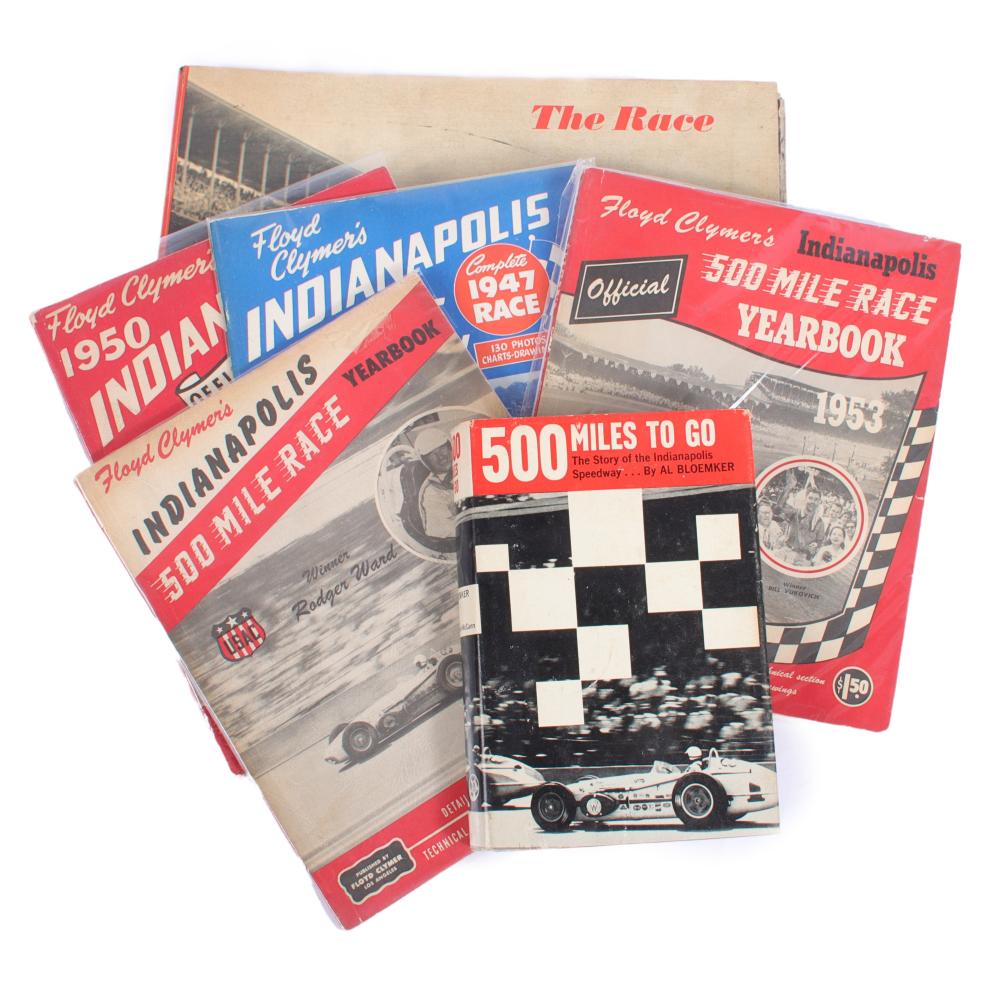 Appraisal: THE RACE MILES TO GO BOOKS CLYMER'S YEARBOOKS H X