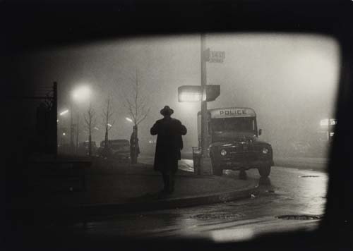 Appraisal: SCHATT ROY - From a Taxi Window Silver print x