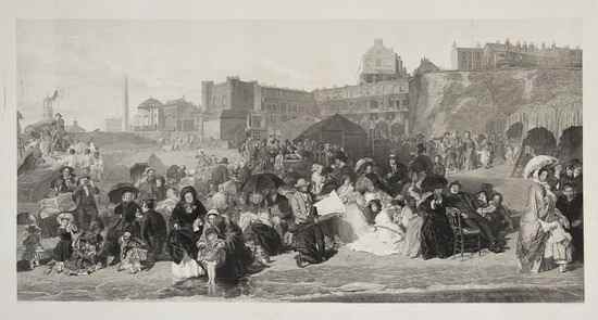 Appraisal: Charles Wiliam Sharpe - Life at the Sea-side Ramsgate engraving