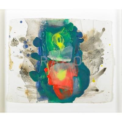 Appraisal: Lynda Benglis American b Untitled Mixed media on paper framed