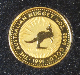 Appraisal: A cased proof coin The Australian Nugget th oz of