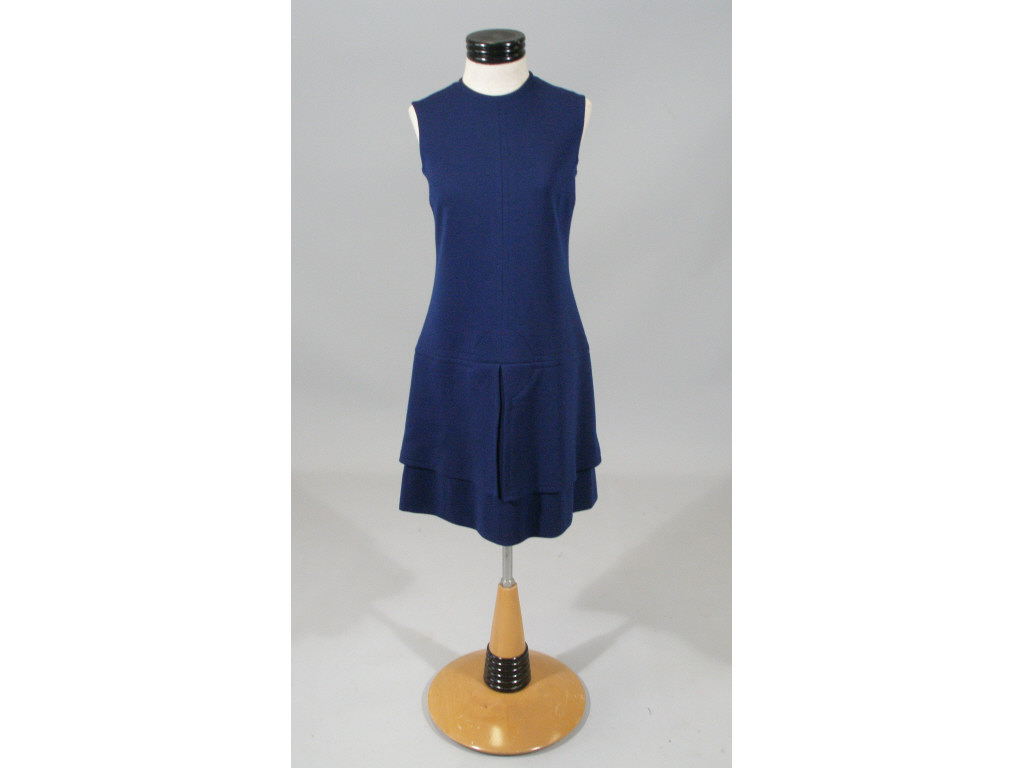 Appraisal: Pierre Cardin Bonwit Teller Chemise vintage Pierre Cardin navy blue