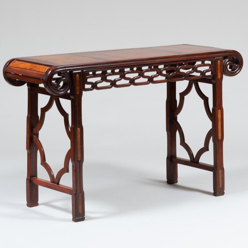 Appraisal: Vietnamese Hardwood Scholar's Table x x in Provenance Asian Antiques