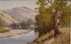 Appraisal: Werner Filipich born Turon River Gum oil on board signed