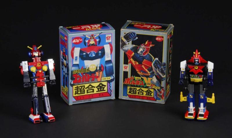 Appraisal: Lot of toys with Boxes Description Made by Popy Chogokin