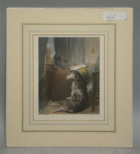 Appraisal: SIR EDWIN LANDSEER HIGH LIFE SLEEPING BLOOD HOUND THE BREAKFAST