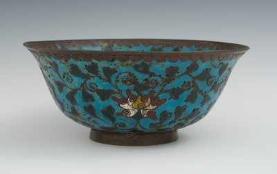 Appraisal: A Ming Cloisonne Bowl Of traditional bowl form with elegantly