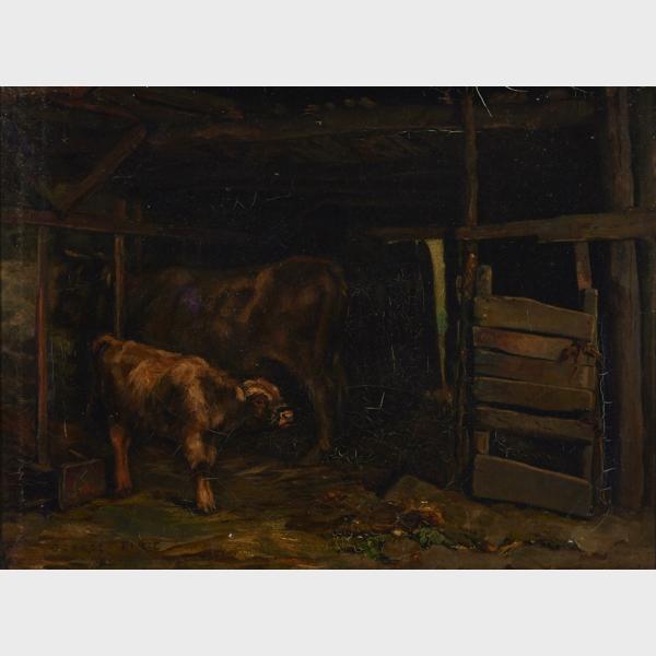 Appraisal: Attributed to Sir George Pirie - MOTHER AND HER CALF