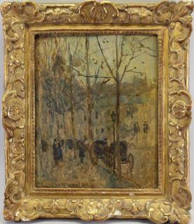 Appraisal: A Grey Day in Paris Edwin Scott Edwin Scott New