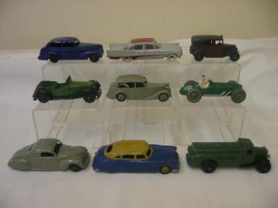 Appraisal: Nine early Dinky models comprising G Cooper Desoto Firefly B