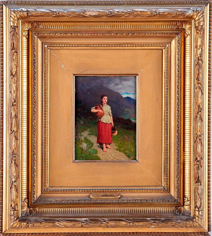 Appraisal: William Magrath - Artist William Magrath - Title Peasant girl