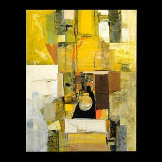 Appraisal: Requa Abstract Painting Length inches Width inches