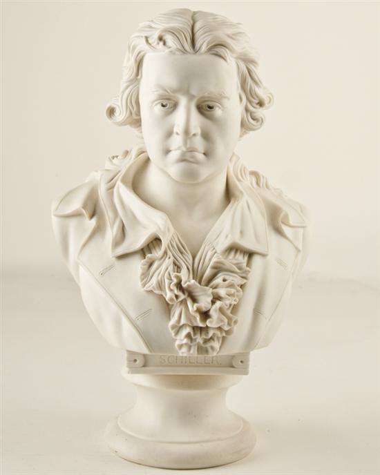 Appraisal: Parian Bust of Schiller by Robinson Leadbeater marked R L