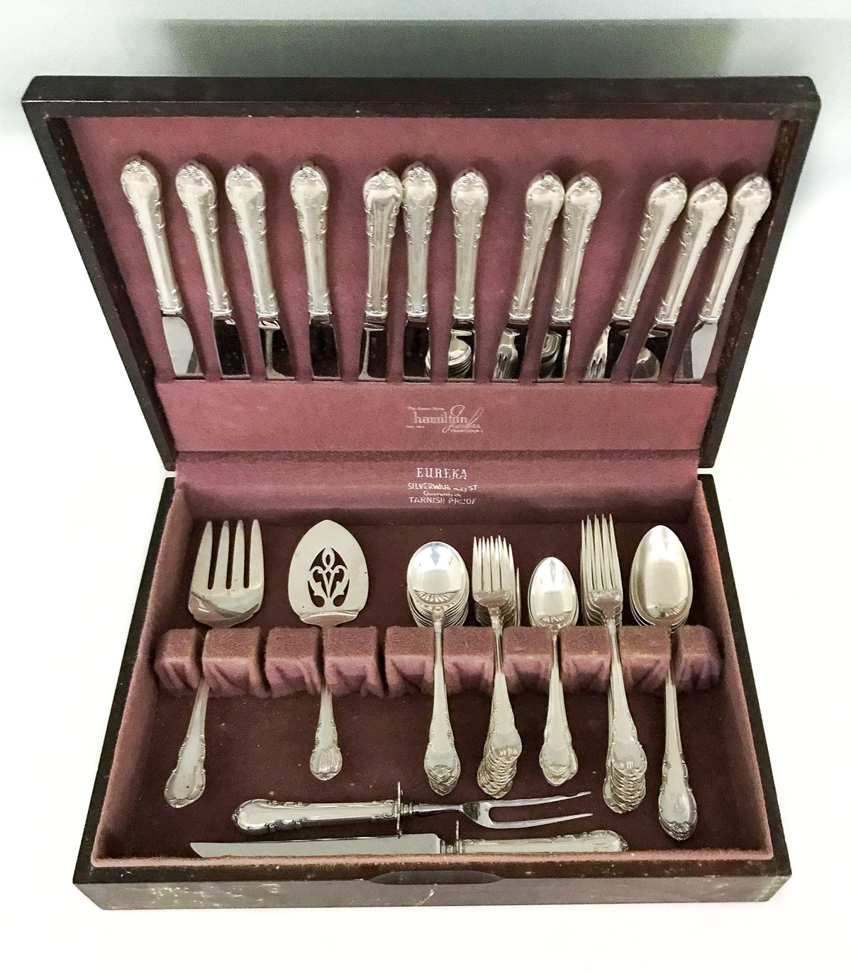 Appraisal: PC LUNT ''MODERN VICTORIAN'' STERLING FLATWARE Approx Troy ounces Comprising