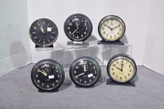 Appraisal: Bx Six Big Ben Alarm ClocksWorking condition unknown Three styles