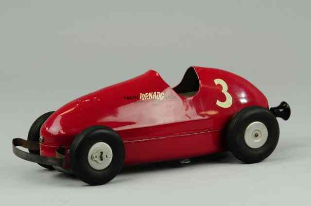 Appraisal: WINZELER MFG WOODETTE AIR POWERED RACER Red body decals on