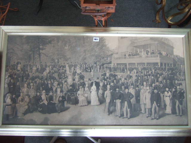 Appraisal: A photogravure of Ascot cm x cm