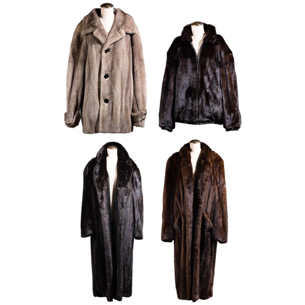 Appraisal: FUR COAT ASSORTMENT items including full length mink coats and