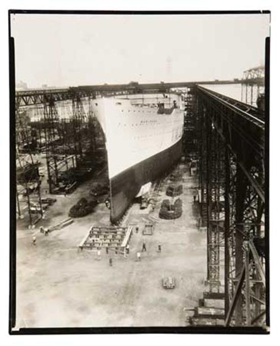 Appraisal: MATSON LINE Mariposa Group of photographs of the ship from