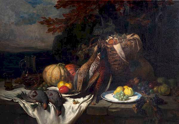 Appraisal: Heupel-Siegen German - Still life Ludwig Wilhelm Heupel-Siegen German -