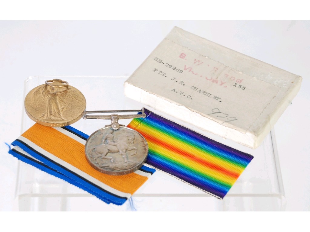 Appraisal: TWO WORLD WAR I SERVICE MEDALS viz - MEDAL and