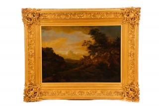 Appraisal: th C Large English School Landscape O C English School