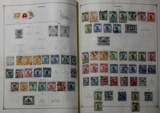 Appraisal: Lot of album Worldwide stamps in Scott Album thousands of