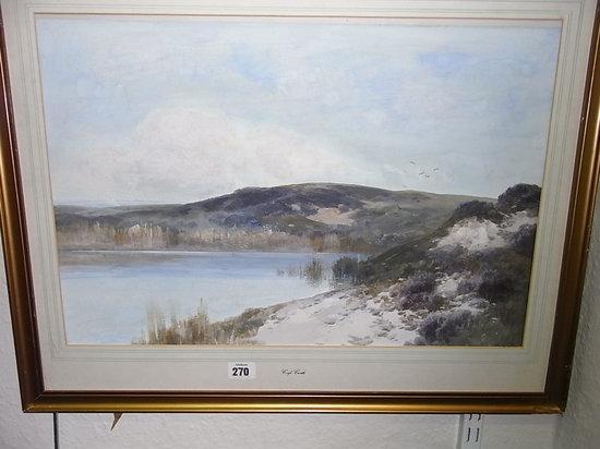 Appraisal: FREDERICK JOHN WIDGERY British - Corfe Castle signed lower right