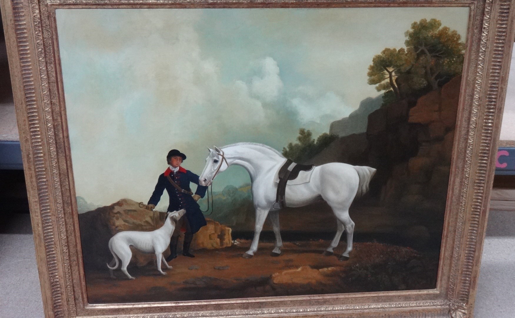 Appraisal: Tim K Brown after George Stubbs A grey Hunter with