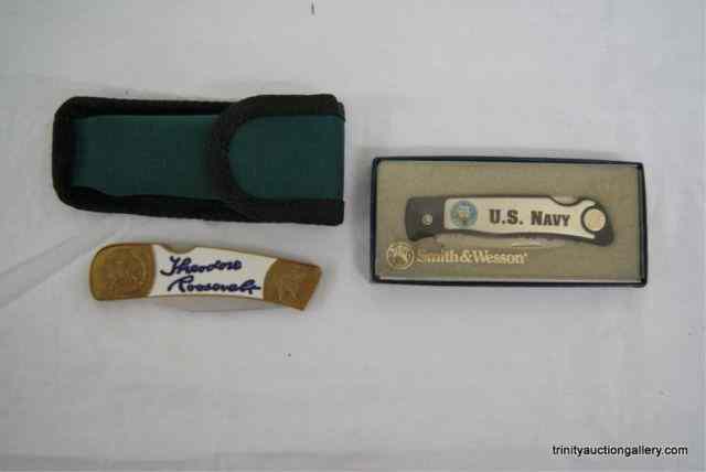 Appraisal: S W and NRA Collectible Folding Pocket KnivesThis is for