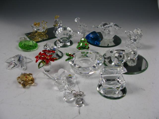 Appraisal: Crystal Animal and Objects most appear to be Swarovski including