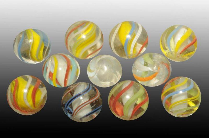 Appraisal: Lot of Solid Core Marbles Description English Nice assortment Condition