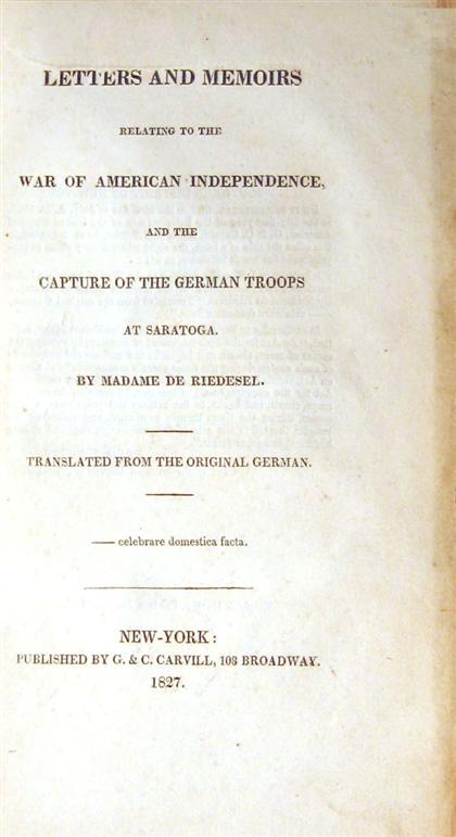 Appraisal: vols American History - Revolutionary Early Republic Lyman Theodore The