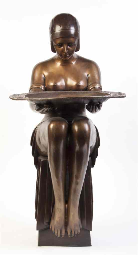 Appraisal: An Art Deco Style Bronze Figure after Demetre H Chiparus