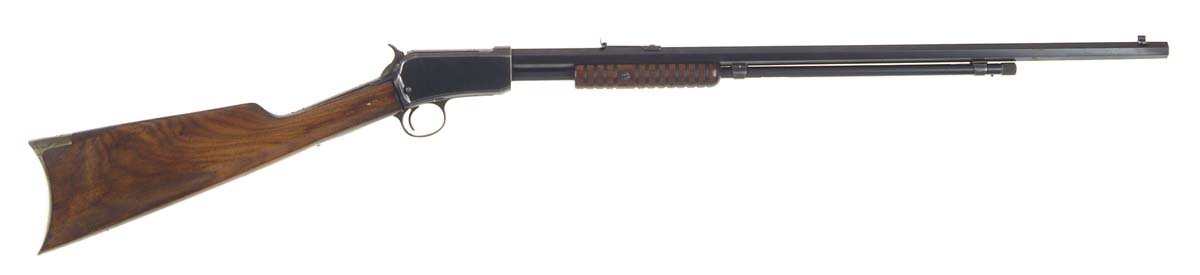 Appraisal: WINCHESTER MODEL PUMP RIFLE Cal Short SN Standard grade nd