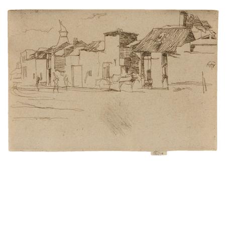 Appraisal: James Abbott McNeill Whistler THE SWAN CHELSEA Etching Estimate -