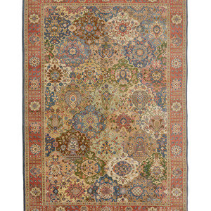 Appraisal: An Oushak Wool Rug Second Half th Century feet x