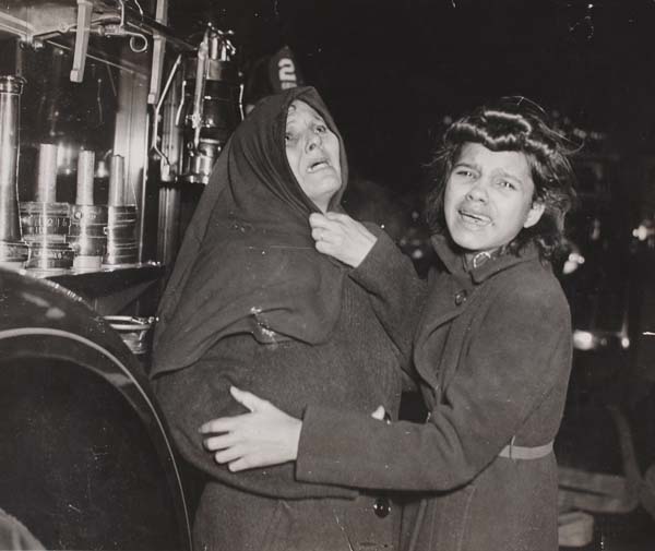 Appraisal: WEEGEE - Tenement Fire Brooklyn I cried when I took