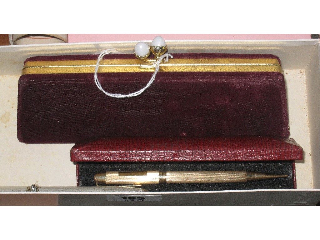 Appraisal: Lot comprising 'yard-o-led' pencil fountain pen and a case